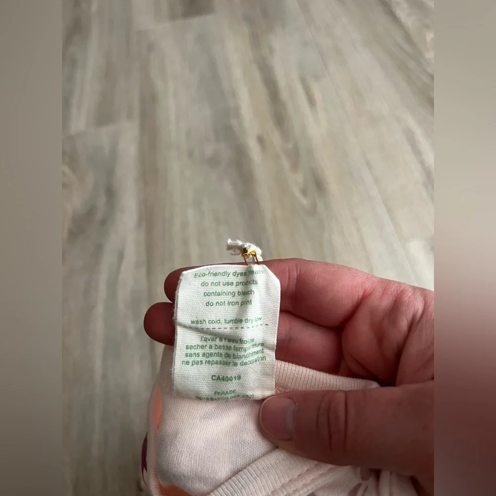 NWT Parade Baby Sleeping Gown Organic Cotton Pink Tie Dye - Size 3-6 months - Picture 7 of 7